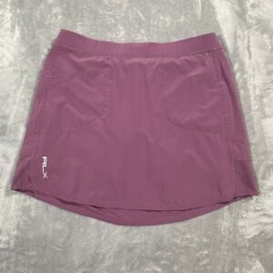 Ralph Lauren RLX Skort Medium Purple Tennis Golf Pickleball Outdoor Pockets